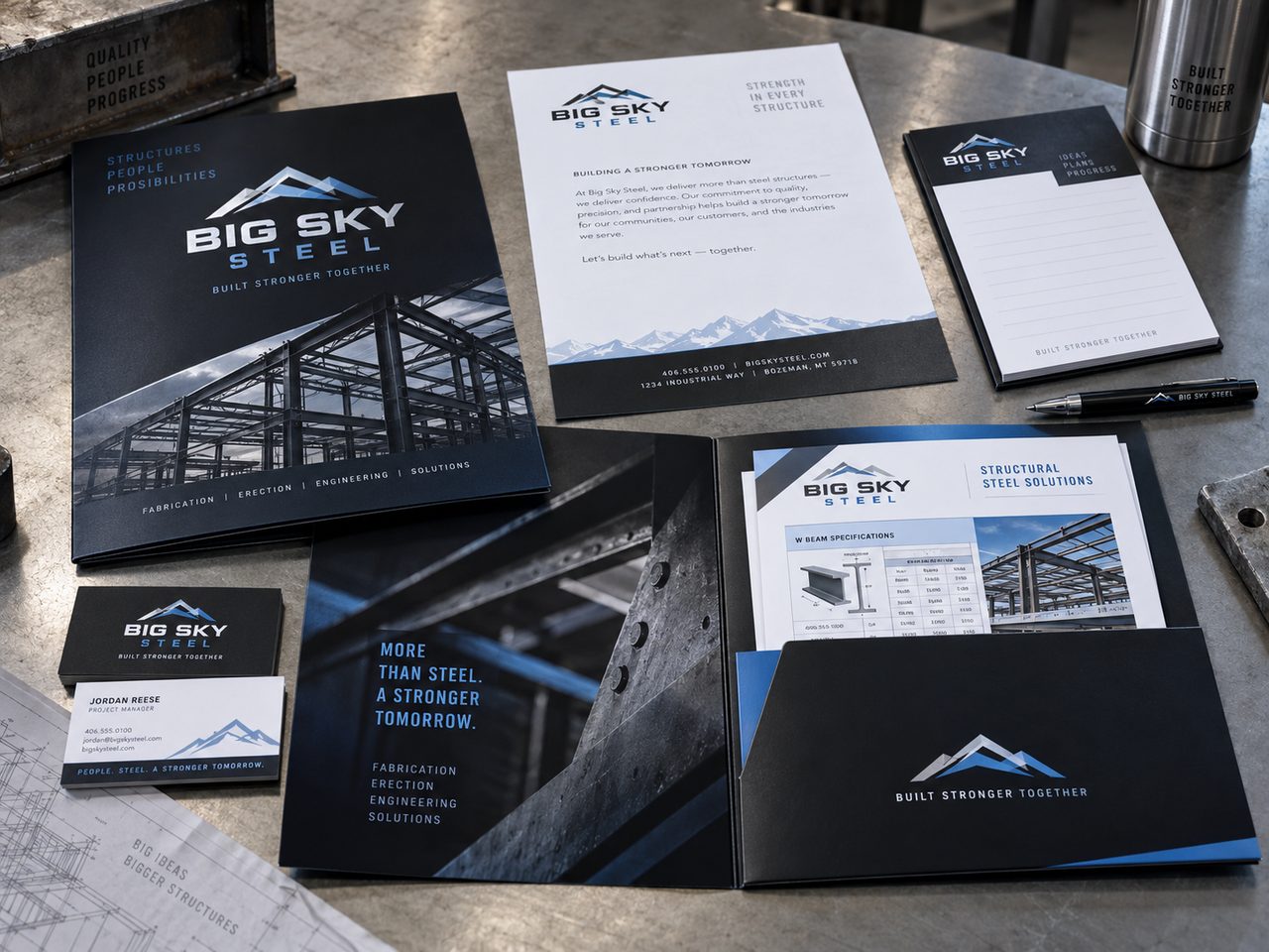 Print collateral & folder kit